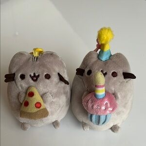 Pusheen Stuffed backpack clips